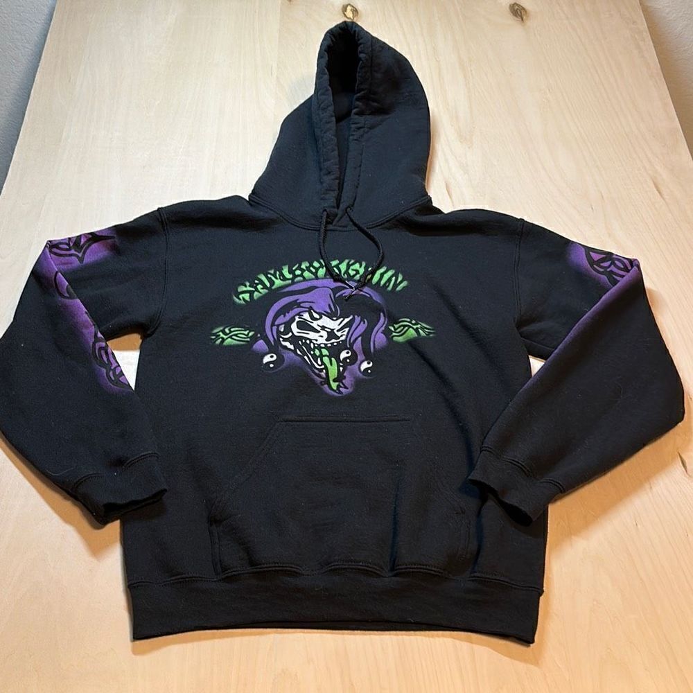 Samborghini Hoodie Sweatshirt Size Small Joker Ying Yang‎